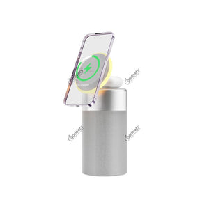 WIWU Wi-W022 3 in 1 Cable Less charger speaker