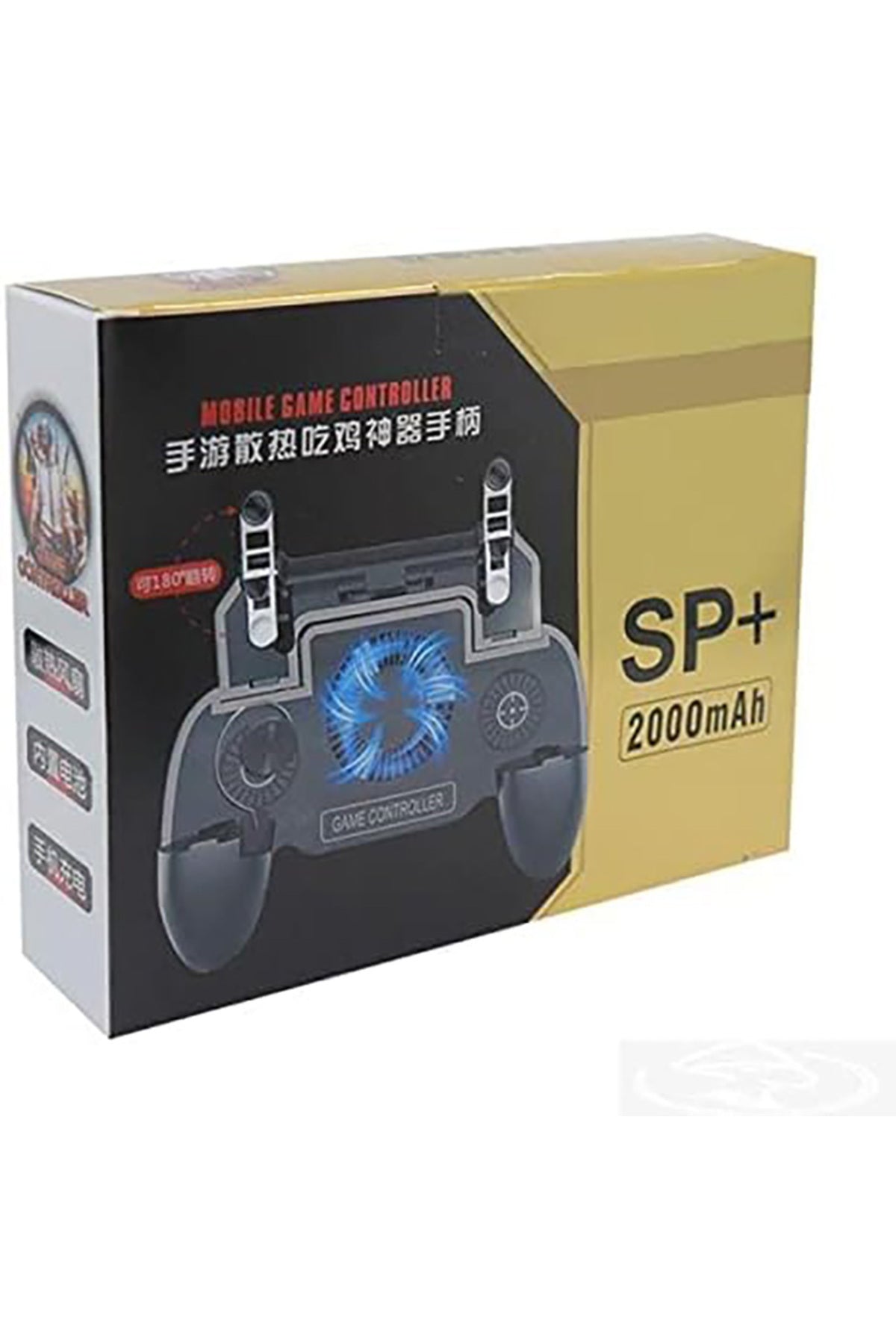 SP+ 2000mAh Power Cooling Fan Gamepad Joystick Hand Grip for Phone PUBG