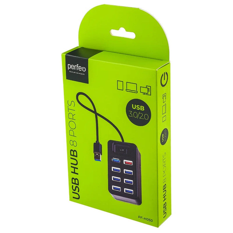 USB 3.0 7 PORT HUB (BLACK)