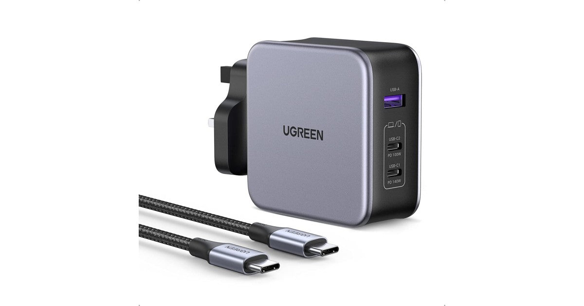 UGREEN Nexode X569 140W 4-Port 3USB-C 1USB-A GaN Charger 35965