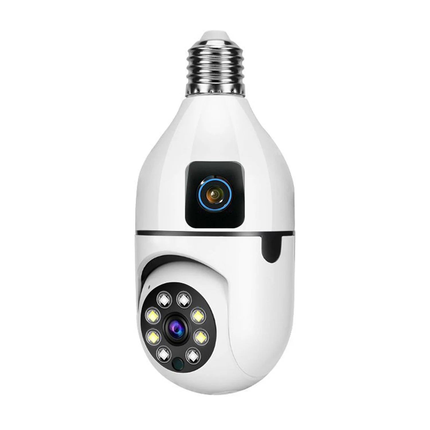 SPE27-2 Dual Lens Bulb Camera 1080p Wifi Panoramic Night Vision Motion Detection With V380 Pro App