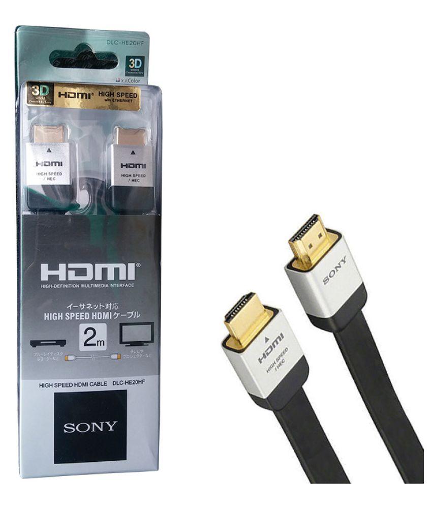Sony Flat HDMI Cable 3 Meter