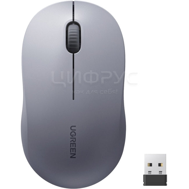 UGREEN M331 Wireless mouse Dual-Mode 2.4G and Bluetooth 3 KEYS AA BATTERY 55146