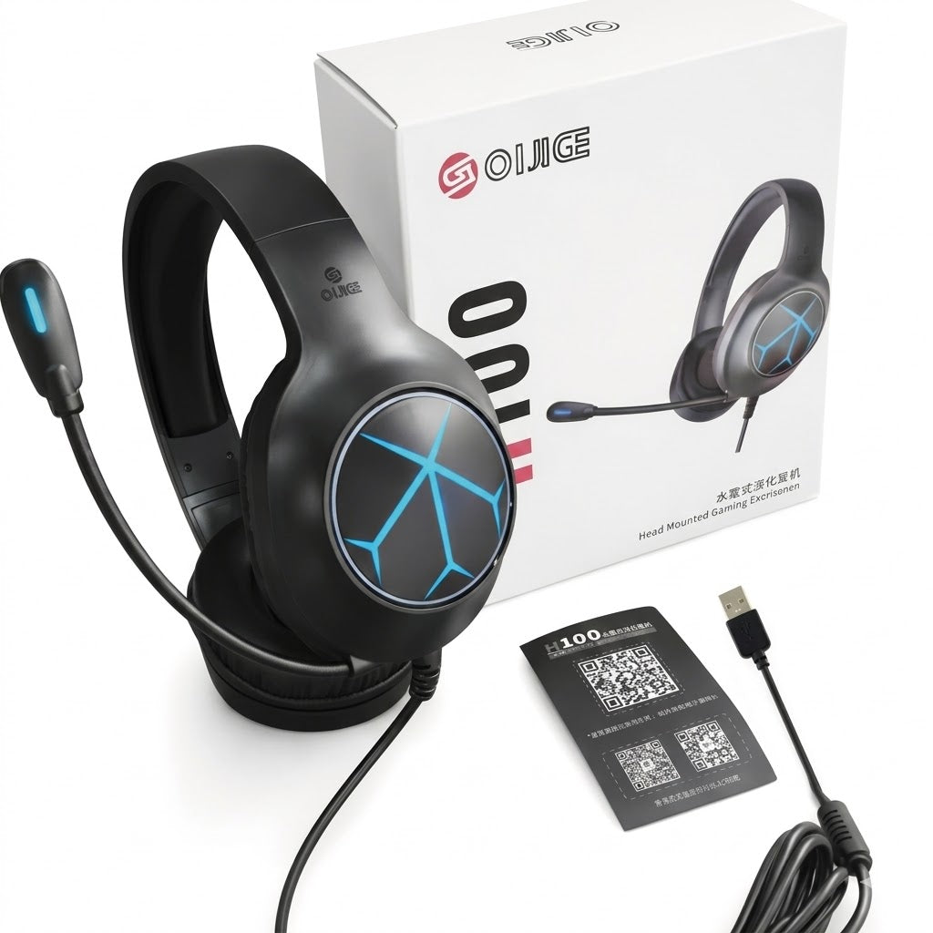 OIJIGE H100 USB 7.1 Wired Gaming headphone
