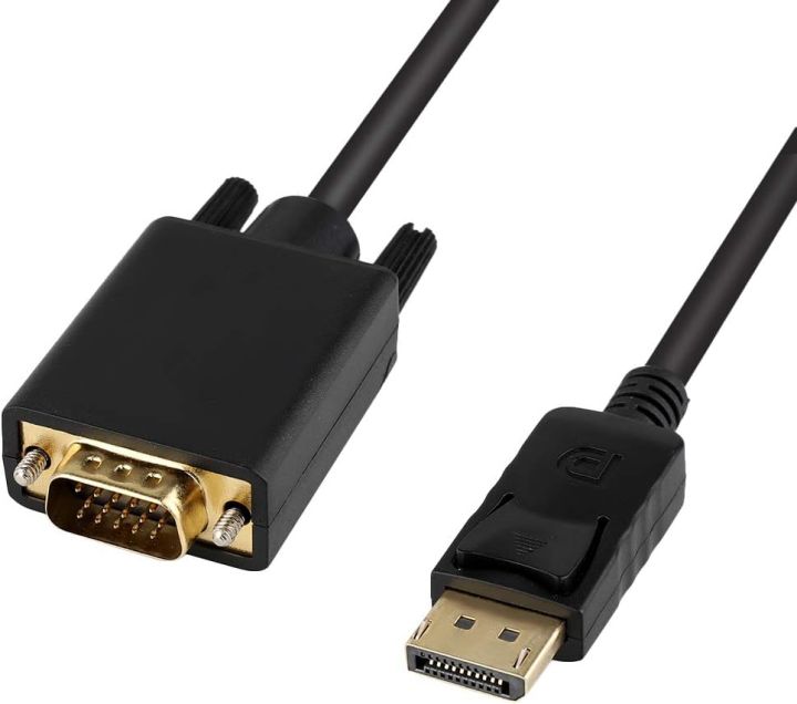 Display Port to VGA Video Cable Male to Male