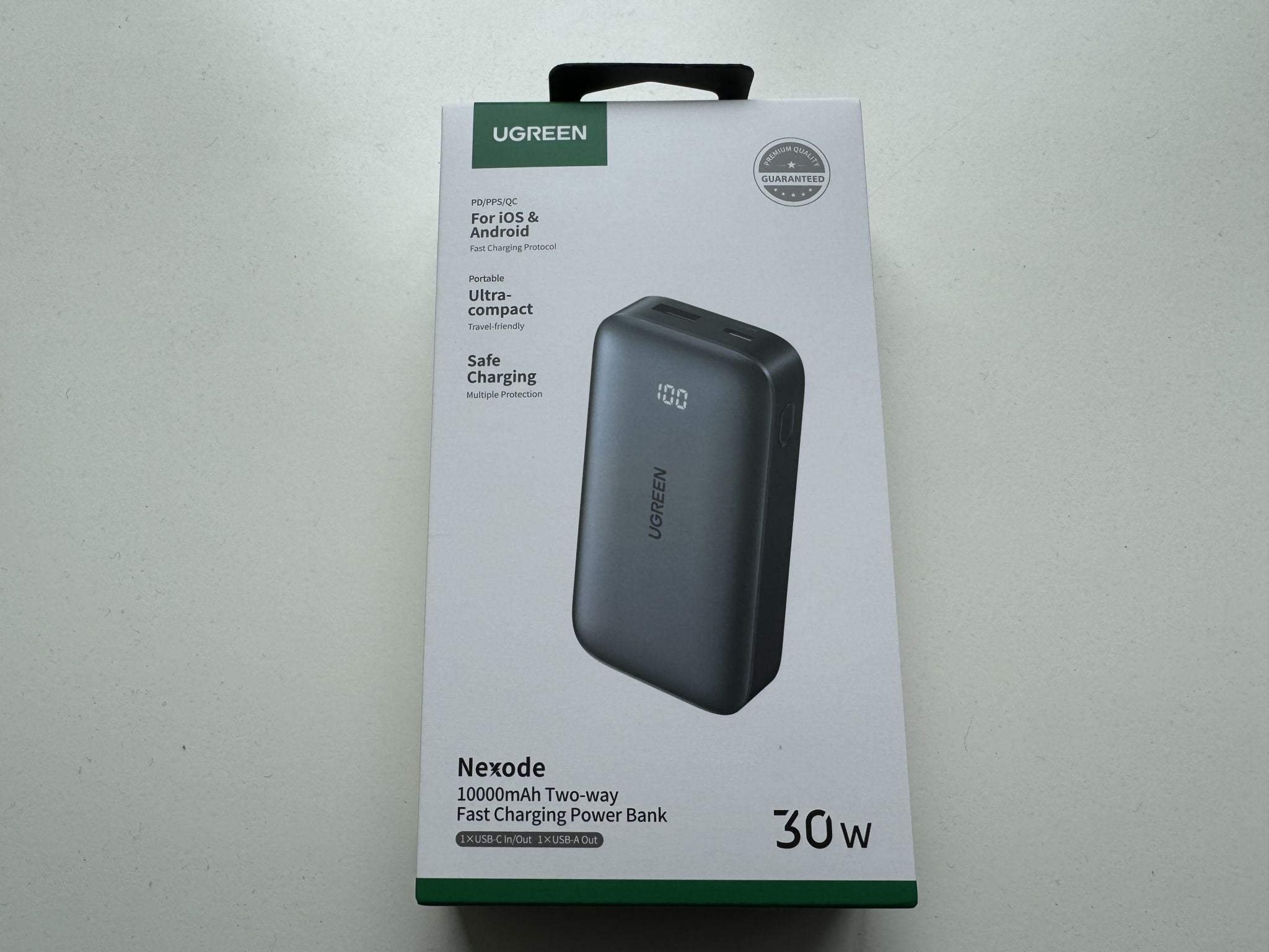 UGREEN PB502 10000mAh 30W Two-way Fast Charging Power Bank 25185