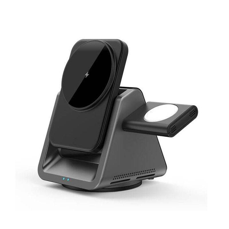 WIWU WI‐W018 3 in 1 Cableless  charger for phone/ watch/ airpds